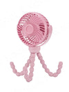 Mini Ventilador Portátil 3 Velocidades para Cochecito | Recargable USB