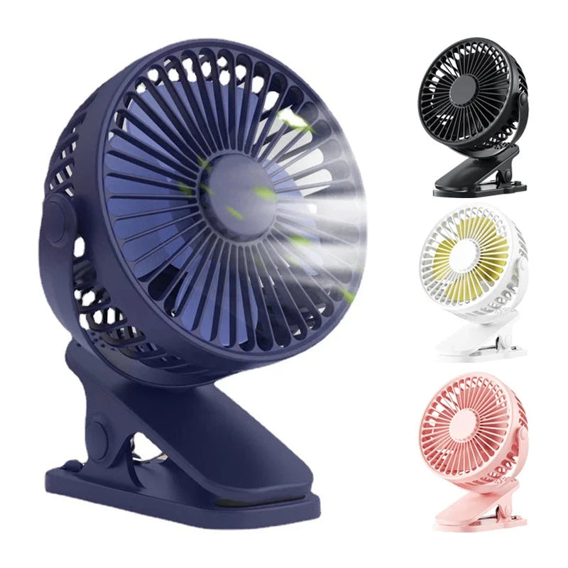 Ventilador Portátil de Mesa | Compacto, Recargable y Ajustable