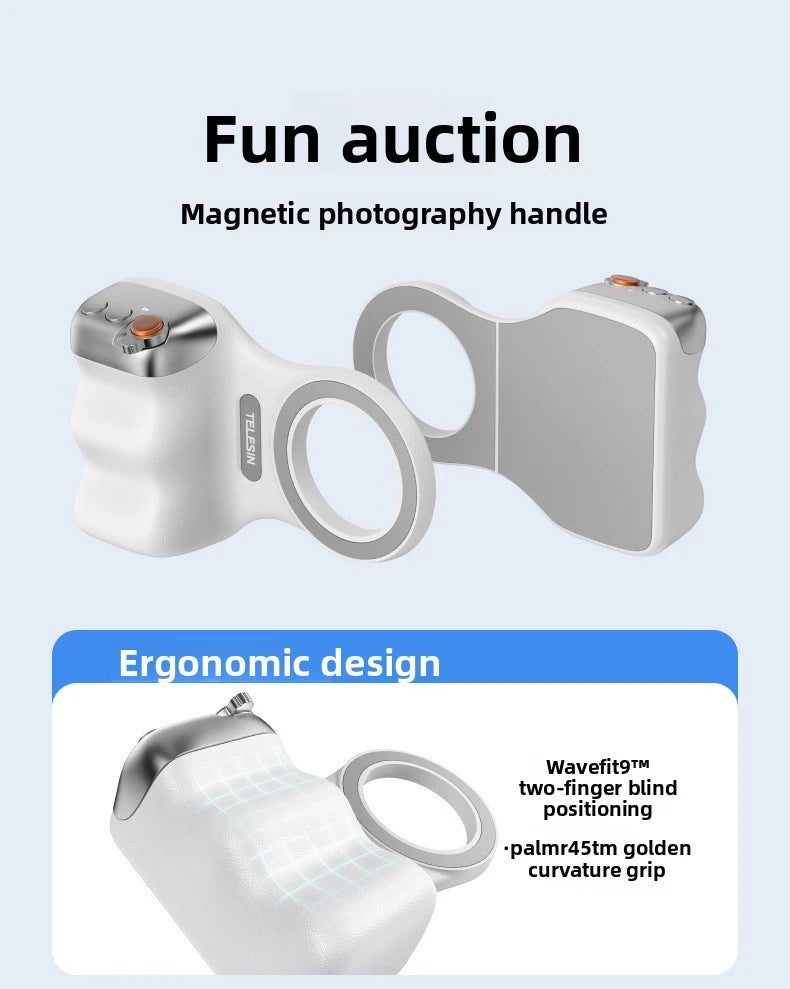 Grip Magnético para Celular con Control Remoto