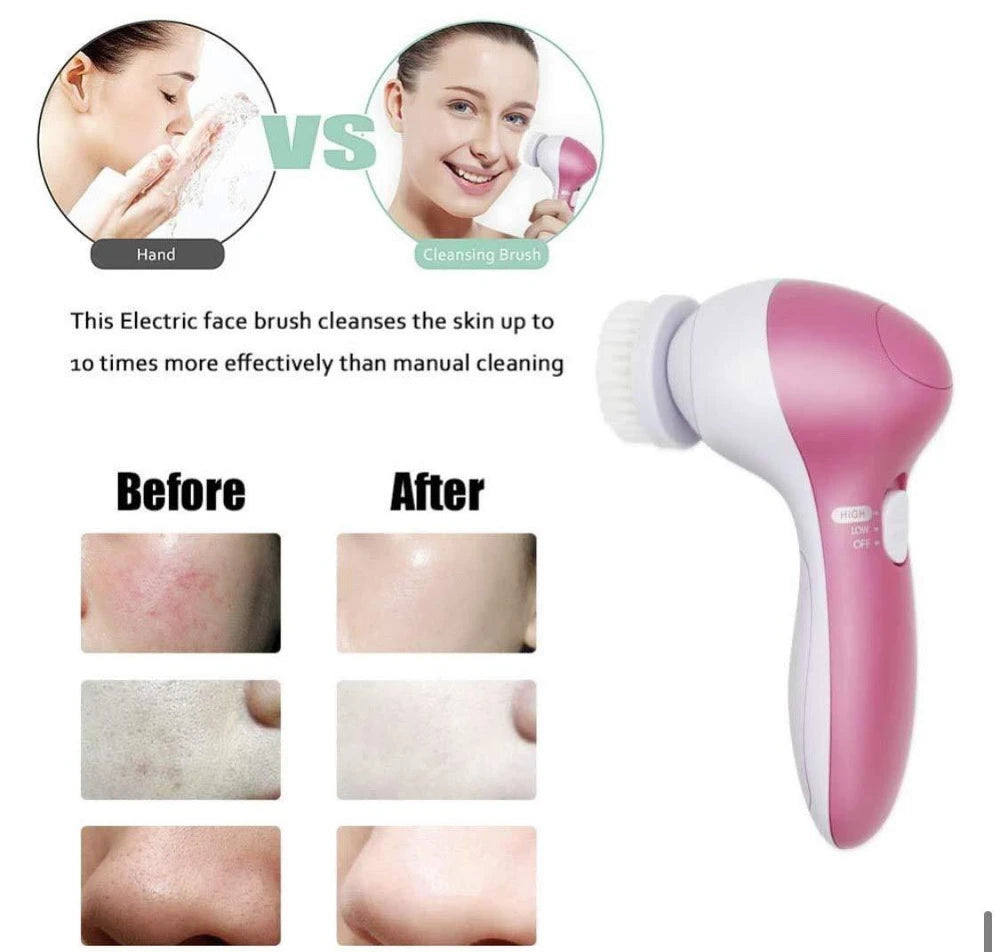 Cepillo Eléctrico de Limpieza Facial 4 en 1