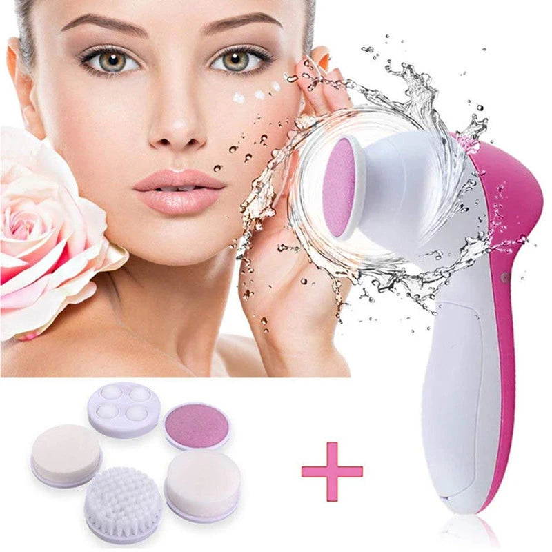 Cepillo Eléctrico de Limpieza Facial 4 en 1