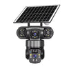 Cámara de Seguridad Solar 4G Panorámica 360° | Monitoreo Remoto y Alarma
