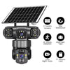 Cámara de Seguridad Solar 4G Panorámica 360° | Monitoreo Remoto y Alarma