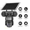 Cámara de Seguridad Solar 4G Panorámica 360° | Monitoreo Remoto y Alarma