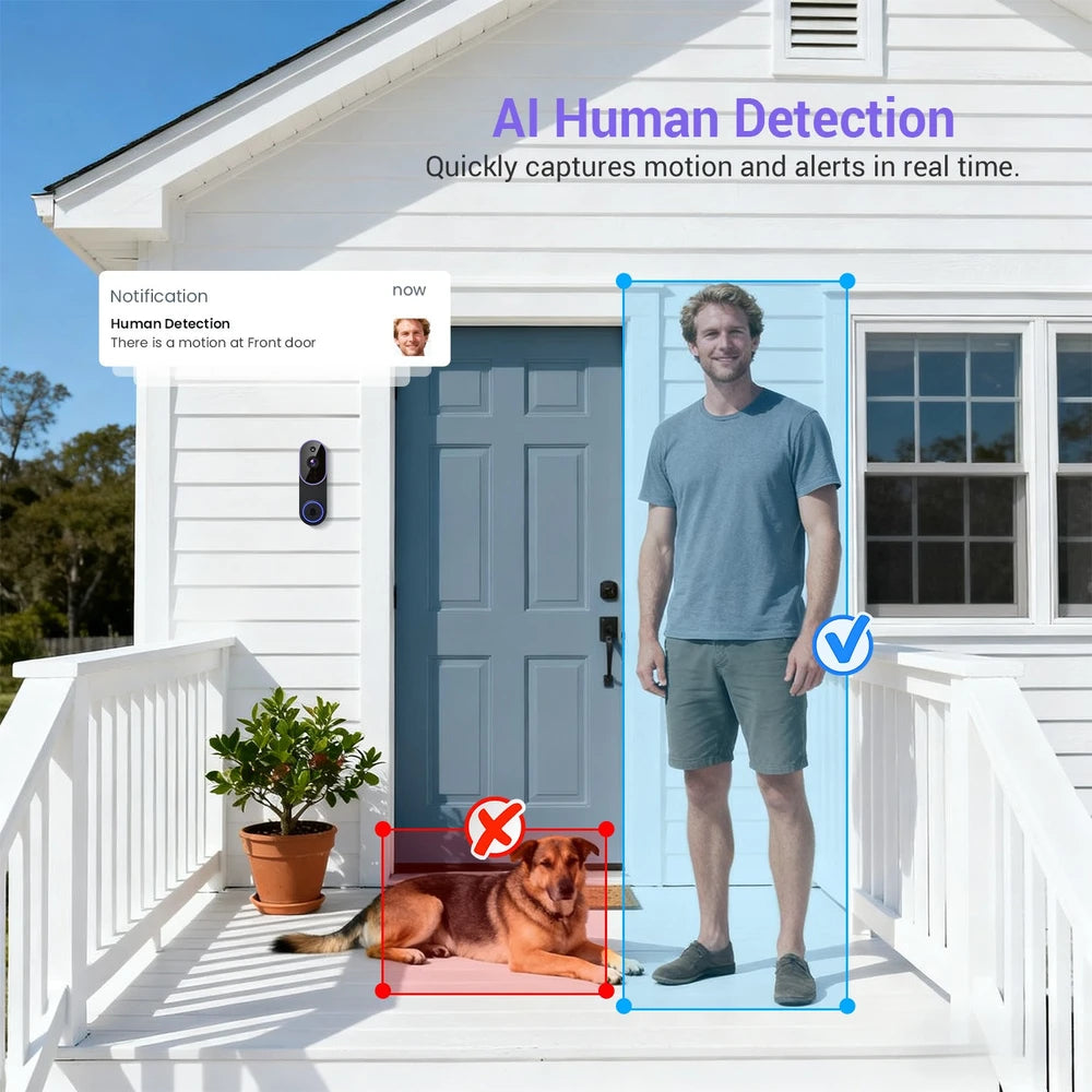 Timbre Inteligente con Cámara WiFi | Monitorea tu Entrada desde el Celular