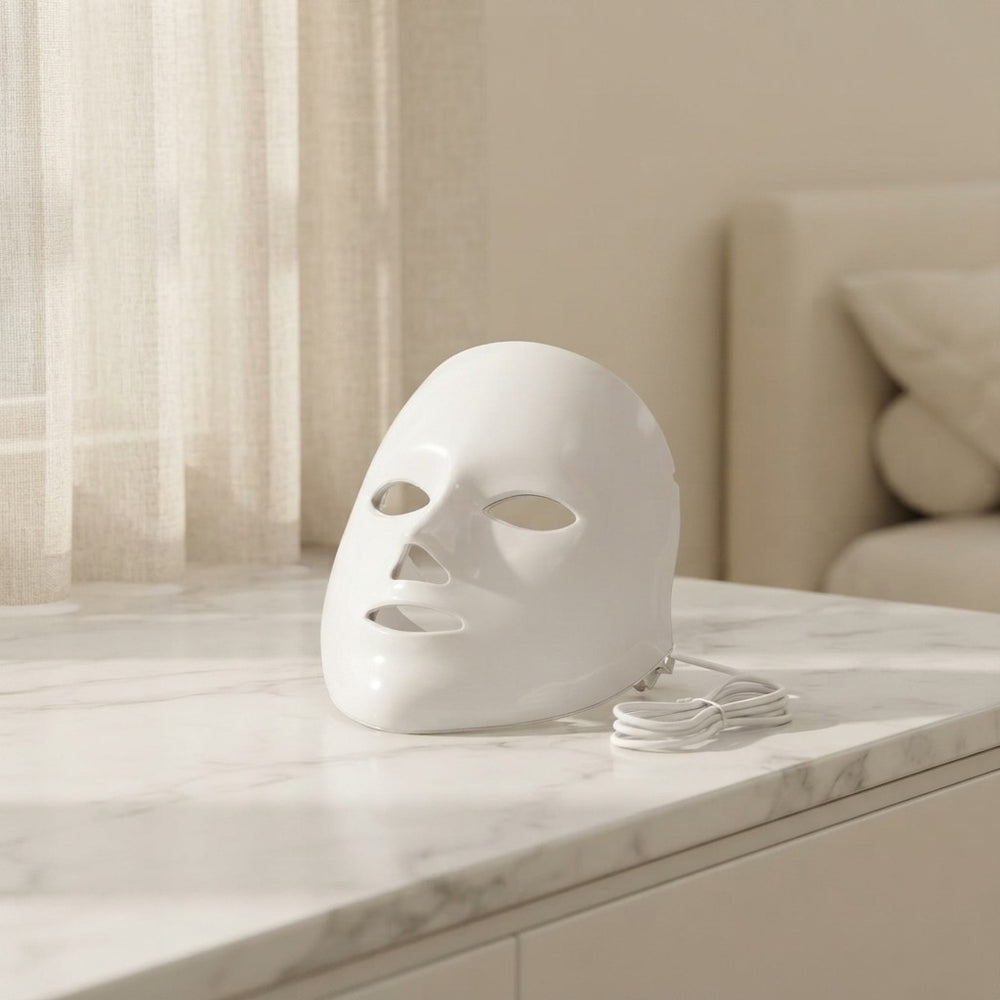 Máscara Facial LED de 7 Colores | Fototerapia para Rutina de Cuidado Facial