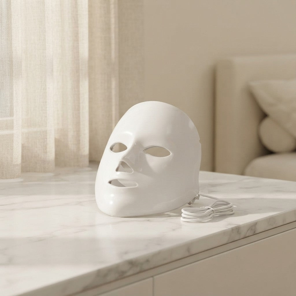 Máscara Facial LED de 7 Colores | Fototerapia para Rutina de Cuidado Facial