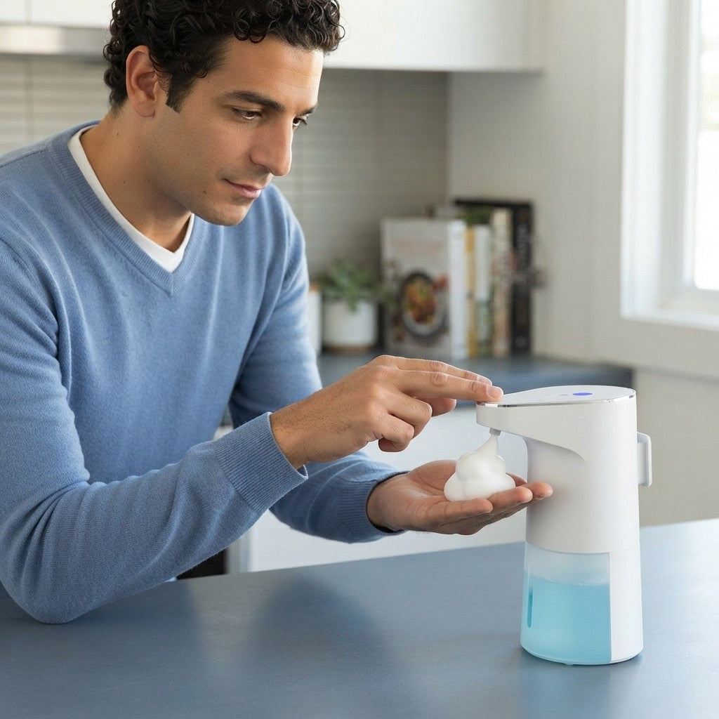 Dispensador Automático de Jabón con Sensor