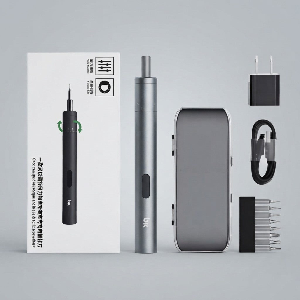 Destornillador Eléctrico de Precisión Recargable con Kit de Puntas