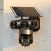Cámara de Seguridad Solar 4G Panorámica 360° | Monitoreo Remoto y Alarma
