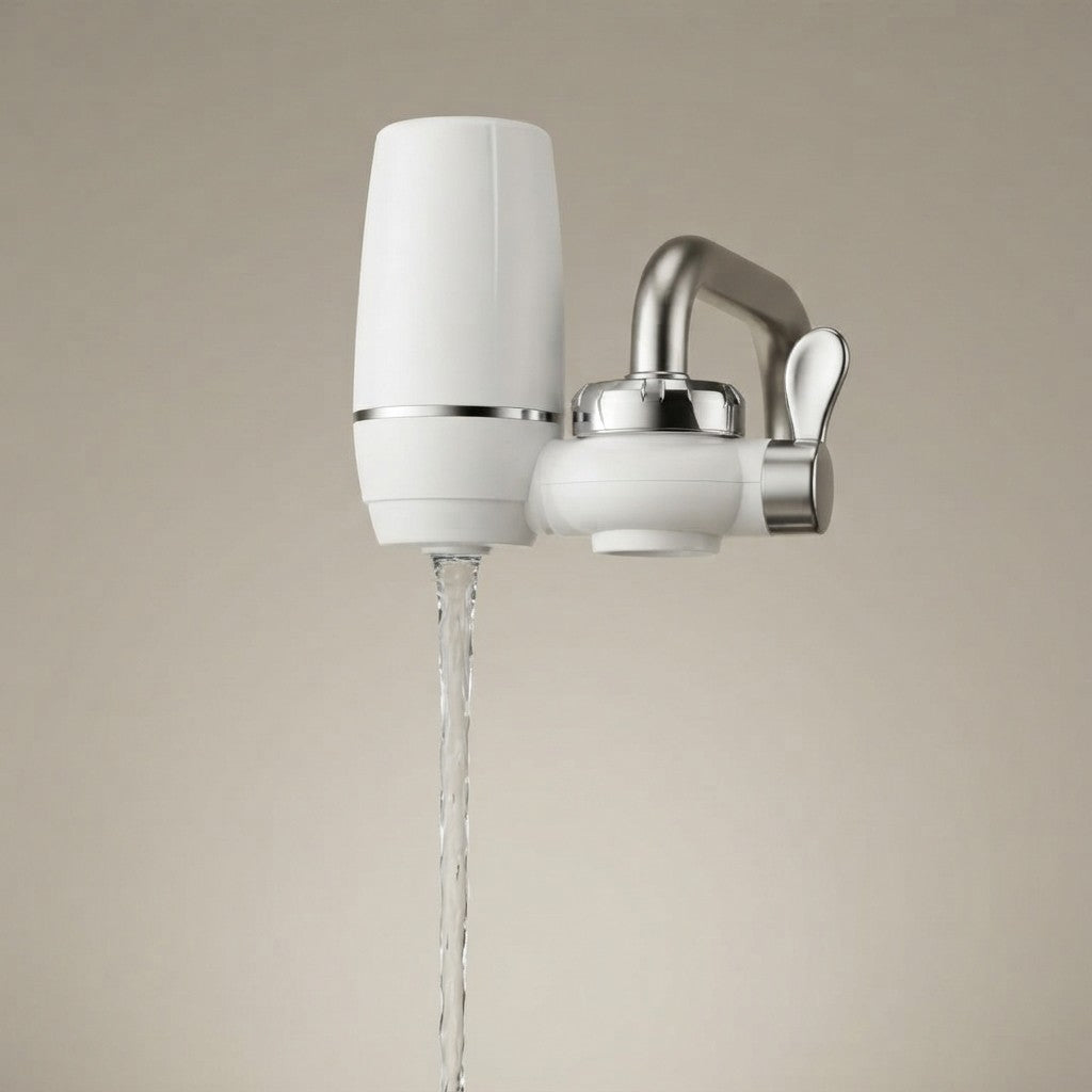 Filtro de Agua para Grifo con Repuesto y 5 Adaptadores